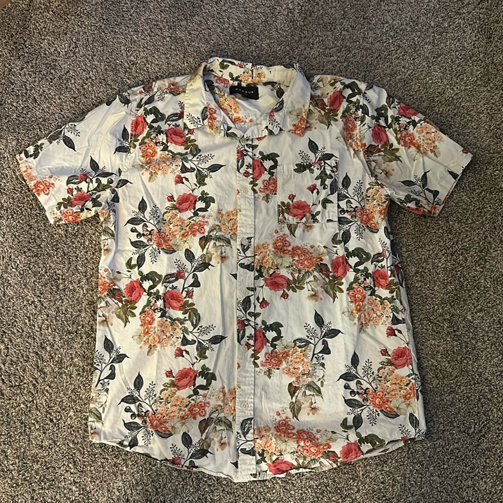 Floral Button Down Shirt